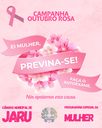 A Câmara Municipal de Jaru abraça mais uma vez a "Campanha Outubro Rosa". A Câmara Municipal de Jaru abraça mais uma vez a "Campanha Outubro Rosa".