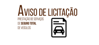 Aviso de Licitação para Contratação de Seguradora para Veículos 