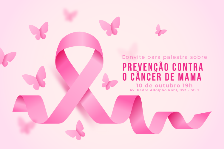 Convite à conscientização e prevenção do câncer de mama