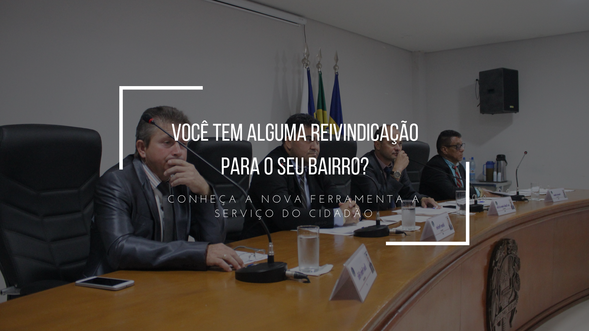 VOCÊ TEM ALGUMA REIVINDICAÇÃO PARA O SEU BAIRRO?